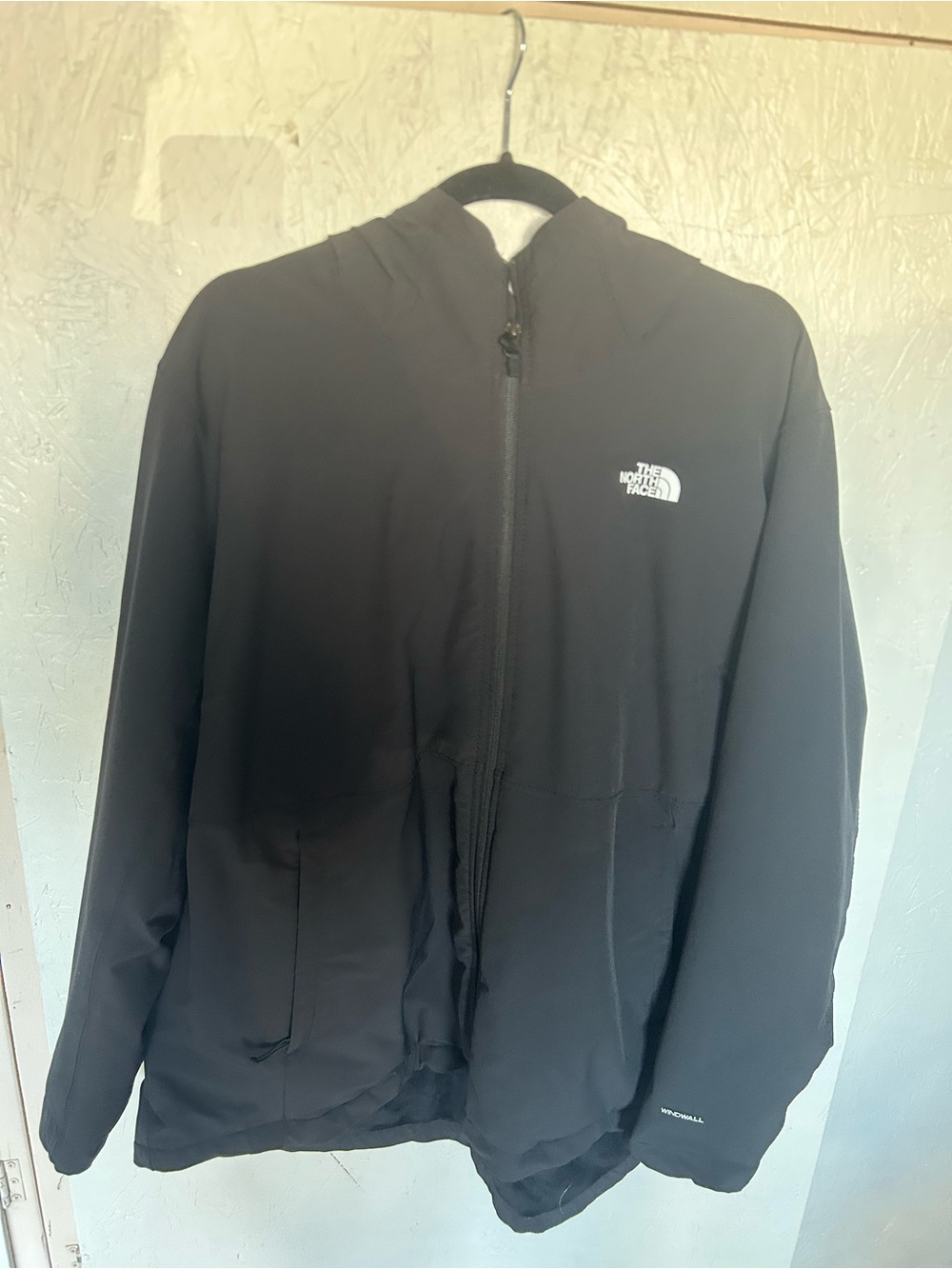 The North Face Black Hooded Utility Jacket with Logo